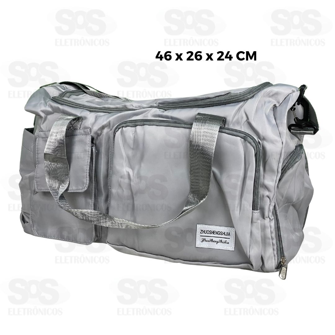 Bolsa De Para Academia Grande 6 Bolsos Polister AL-C-2602