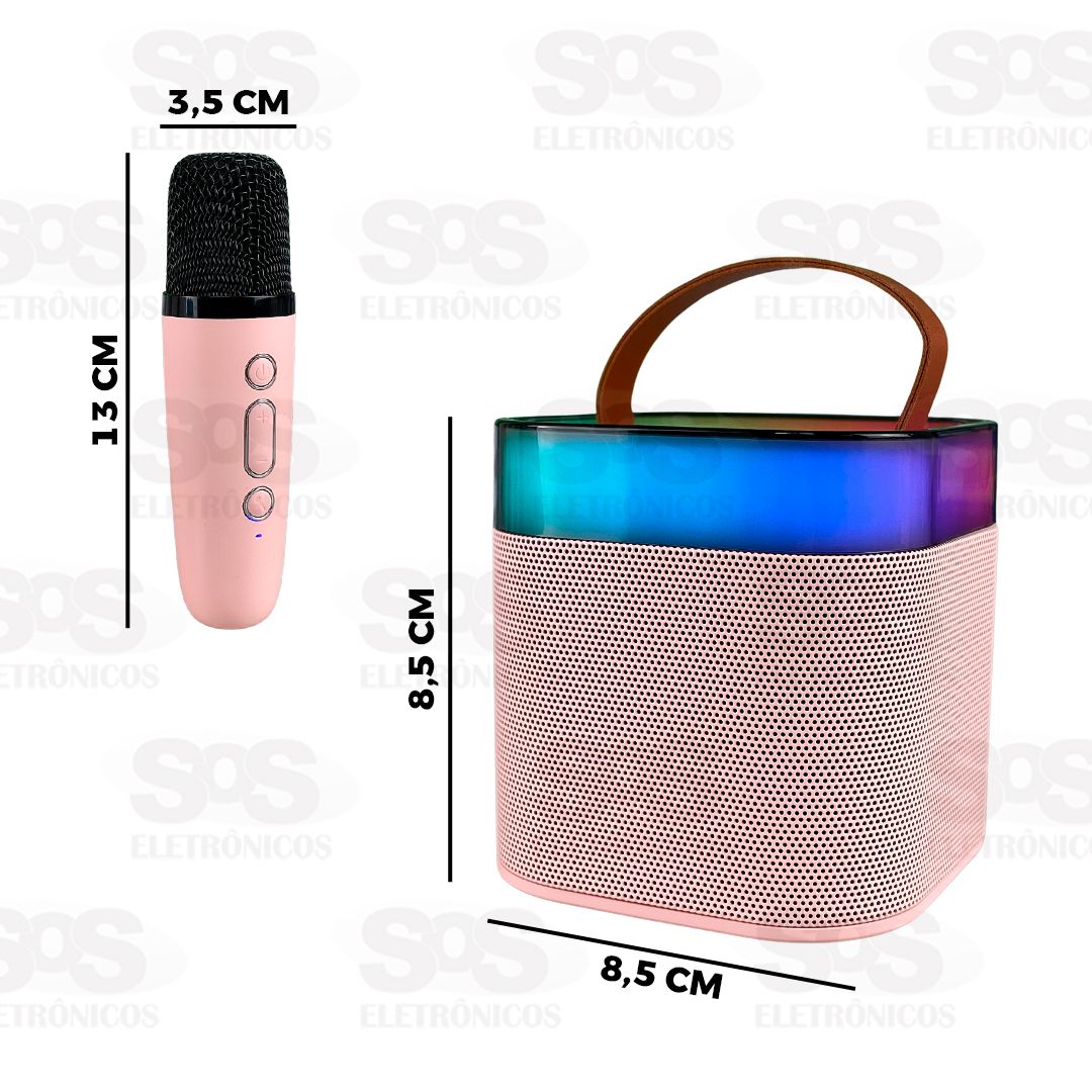 Mini Caixa de Som 10W Com Microfone Alterador de Voz Xtrad XDG-59