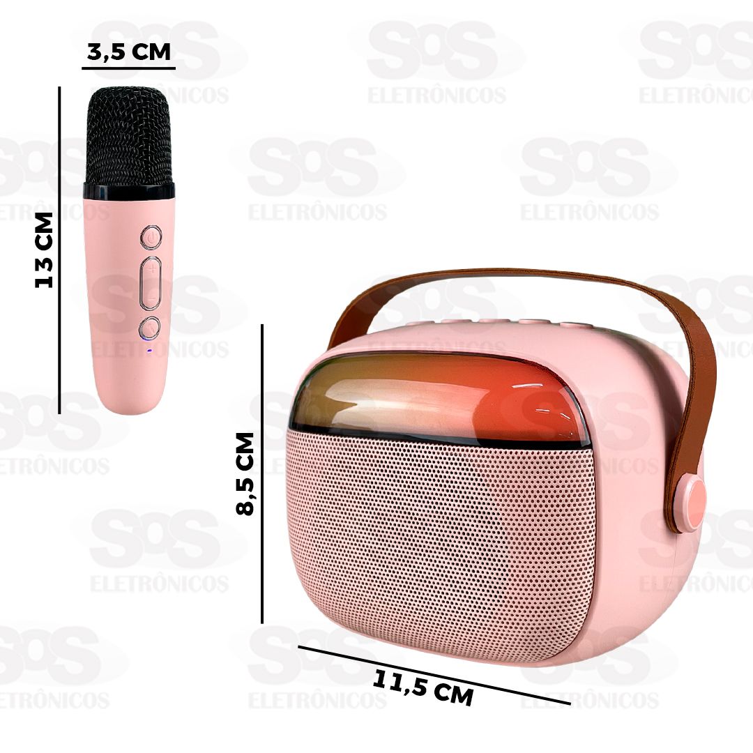 Mini Caixa de Som 10W Com Microfone Alterador de Voz Xtrad XDG-67