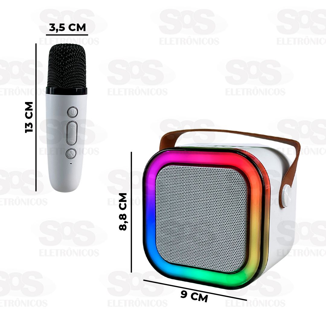 Mini Caixa de Som 10W Com Microfone Alterador de Voz Xtrad XDG-62