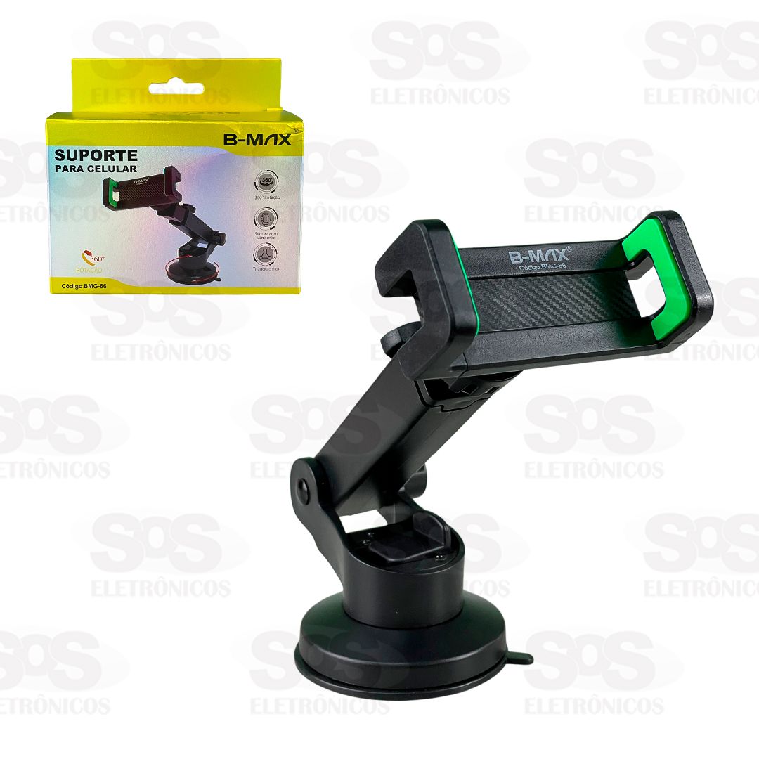 Suporte De Celular 360 Graus Com Ventosa Altomex BMG-66