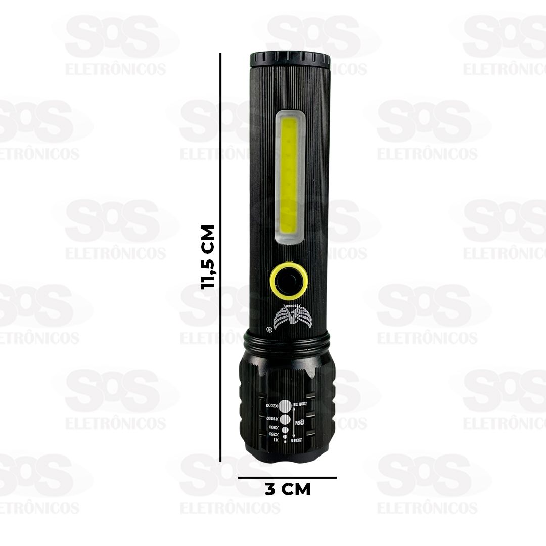Mini Lanterna de LED 3 Modos Alumnio Altomex AL-B1913