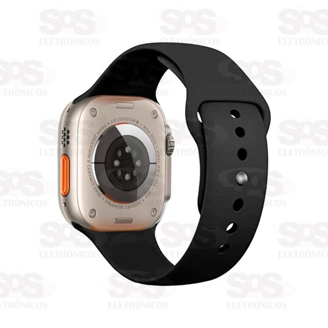 Pulseira De Silicone Smartwatch 42/44/45/49mm Cores Variadas