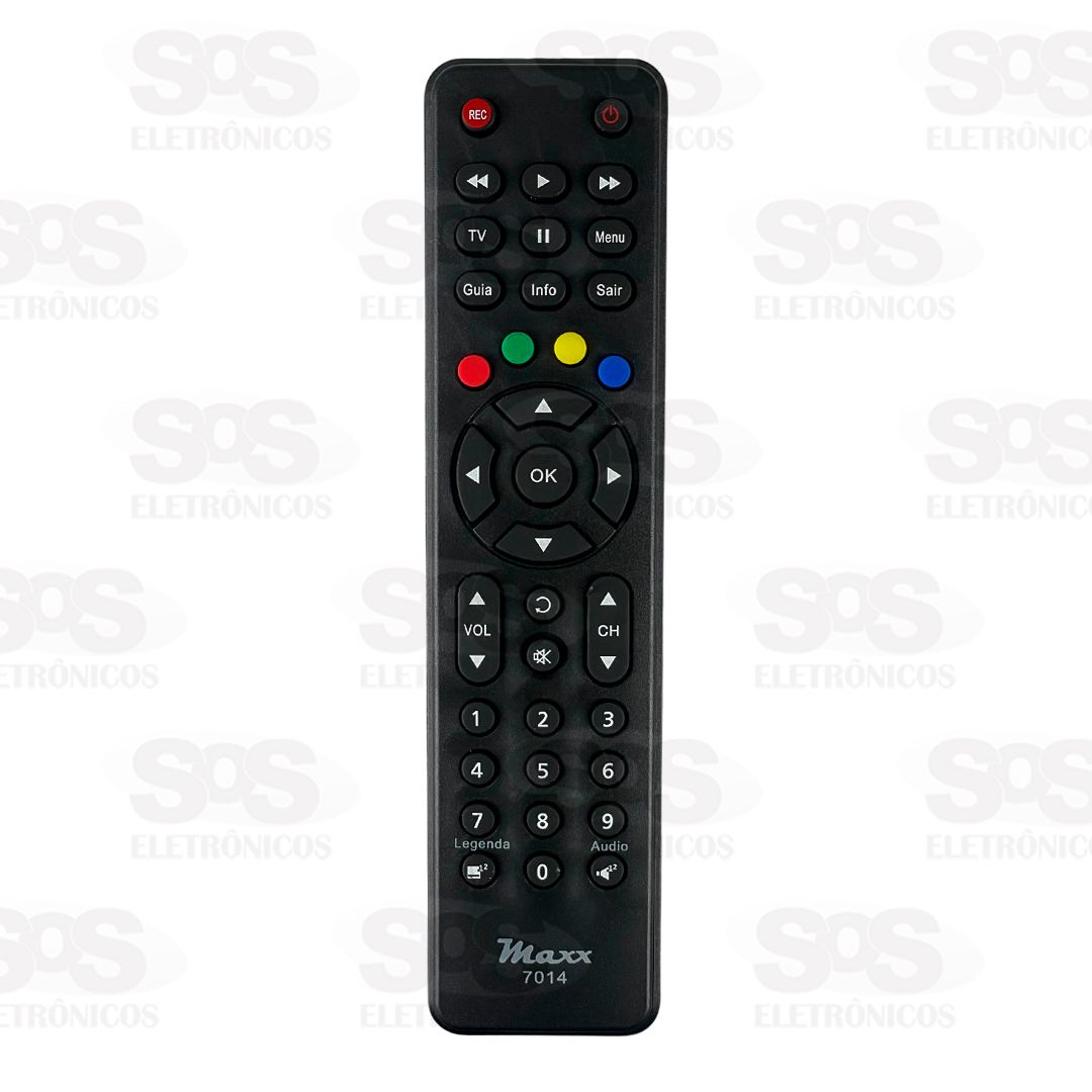 Controle Remoto Receptor Oi TV Elsys Maxx 7014