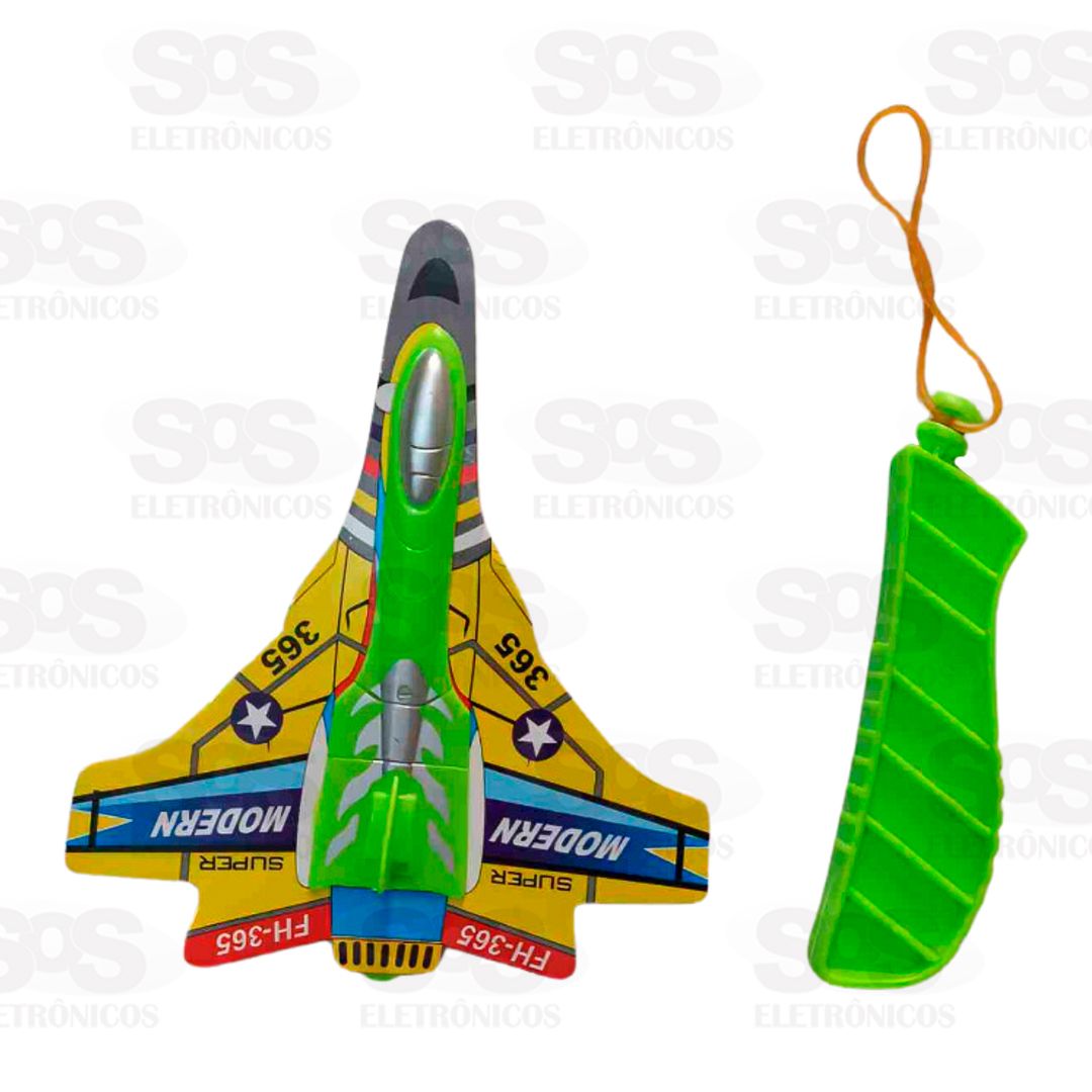 Estilingue Lanador de Avio 2 Peas Toy King TK-AB5106