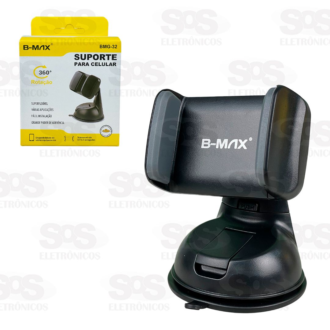 Suporte de Celular e GPS 360 Graus B-Max BMG-32