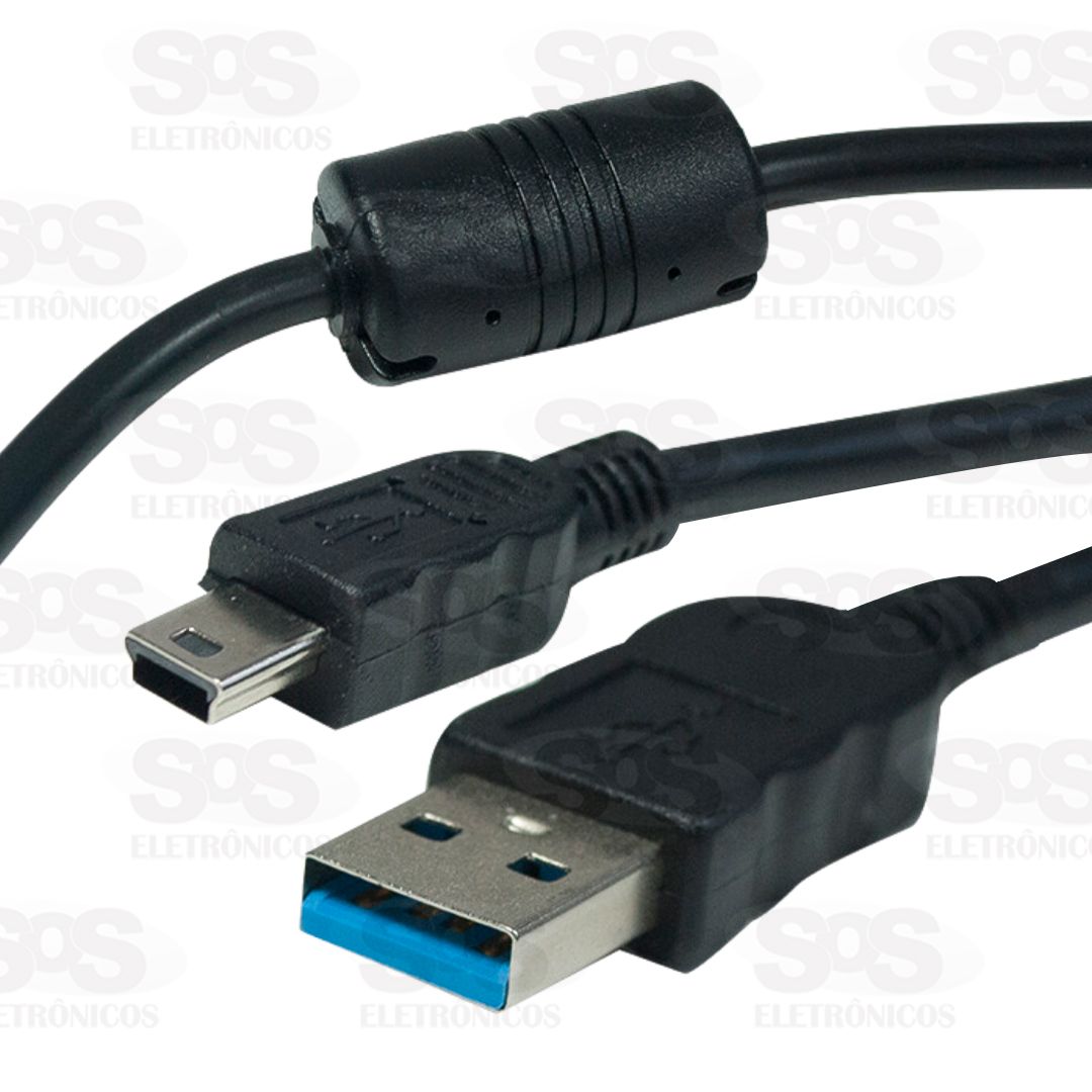 Cabo Mini USB V3 1.8 Metros com Filtro 3.0 X-Cell XC-CAB3