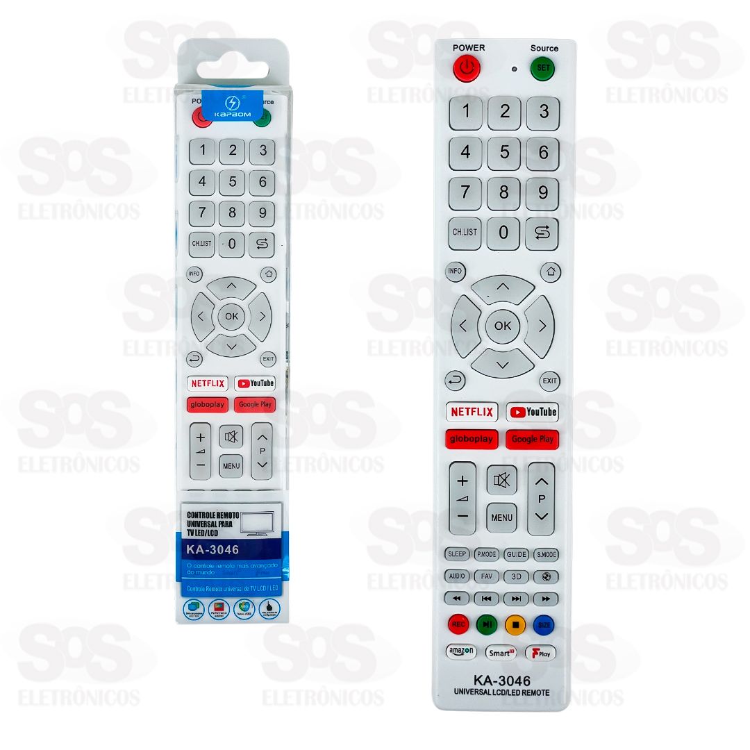 Controle Remoto Universal Para TV Smart Kapbom KA-3046