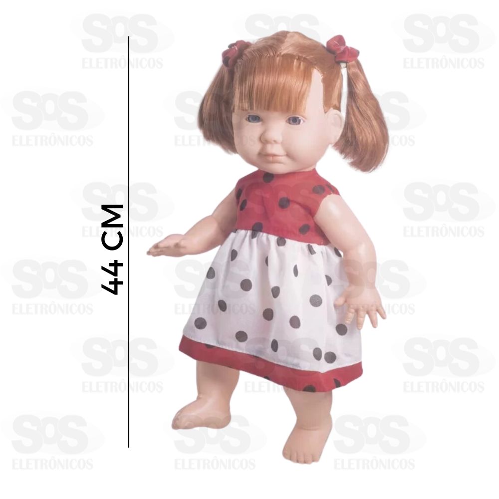 Boneca Bibely Doll Ruiva Nova Toys 1093