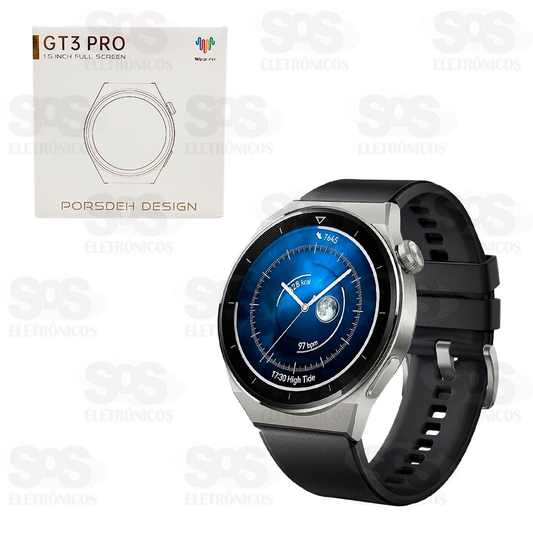 Relgio SmartWatch Redondo 46MM GT3 Pro