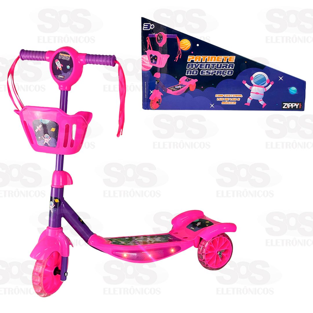 Patinete Divertido 3 Rodas Aventura No Espao Zippy Toys PN2214