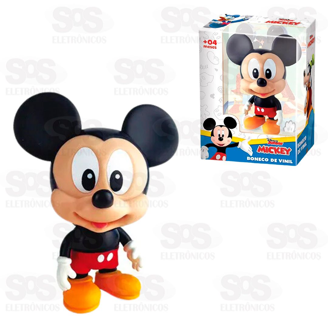 Boneco Vinil Mickey e Sua Turma 12cm Lider 