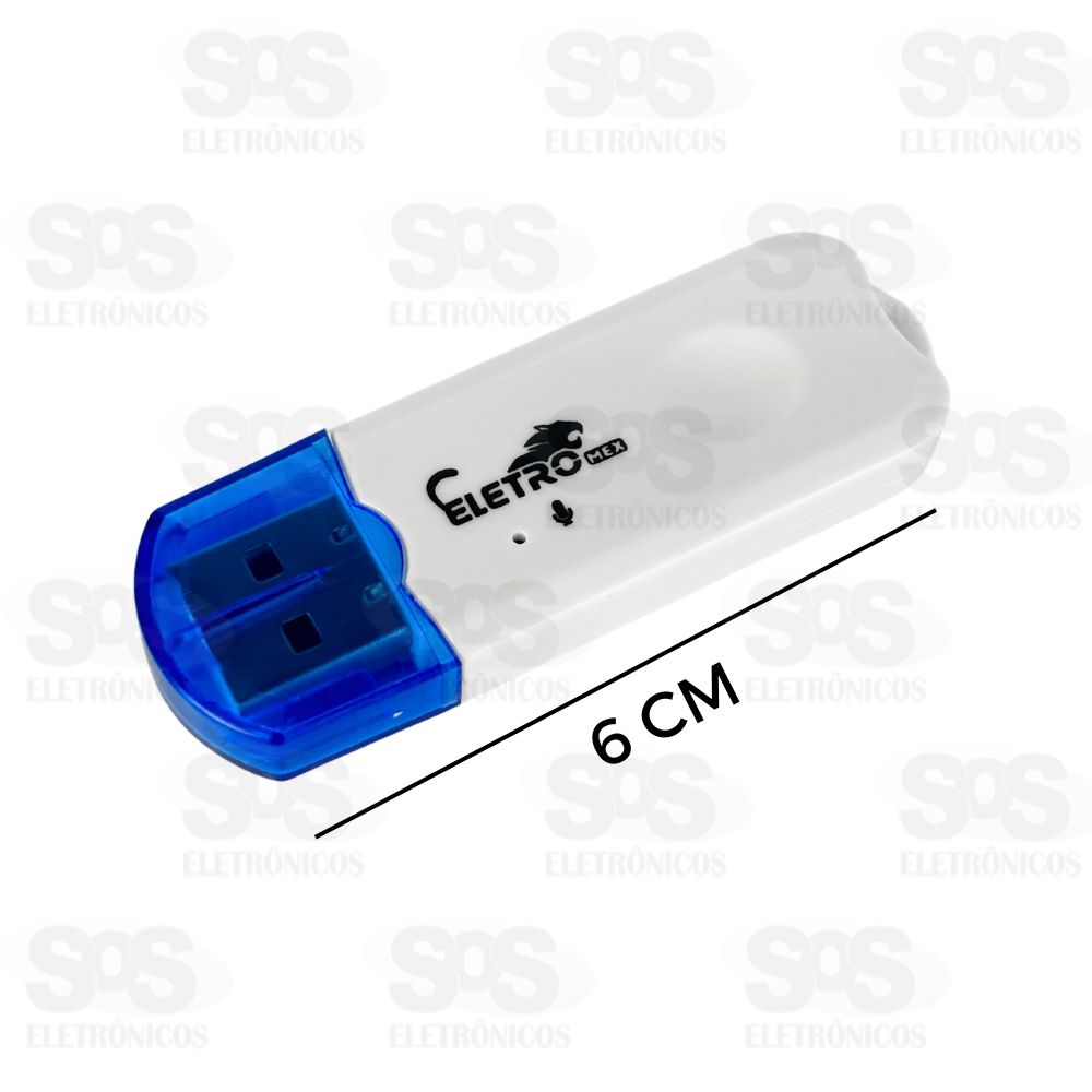 Receptor de udio Bluetooth USB Dongle Eletromex EL-1830