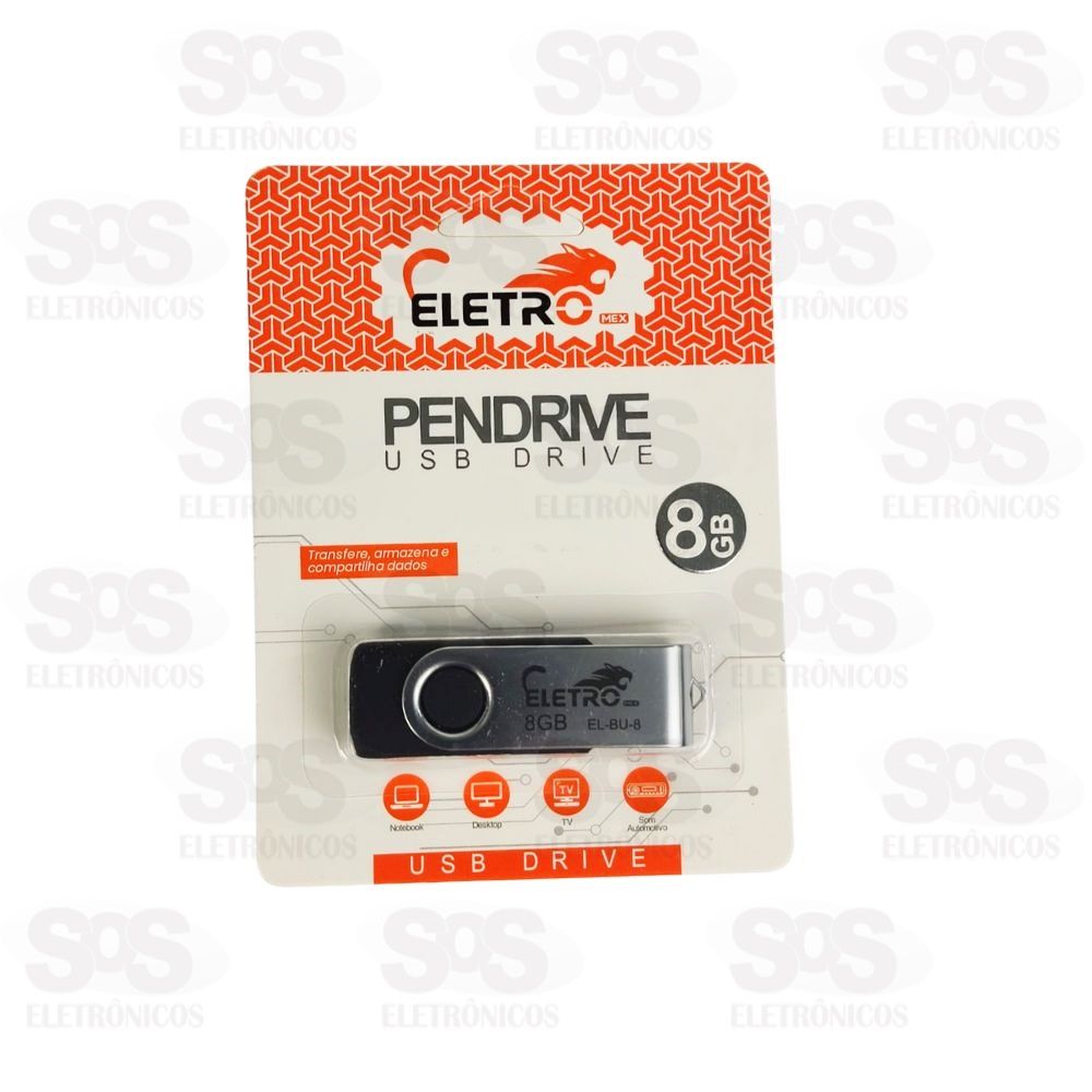 Pen Drive 8G Eletromex EL-BU8