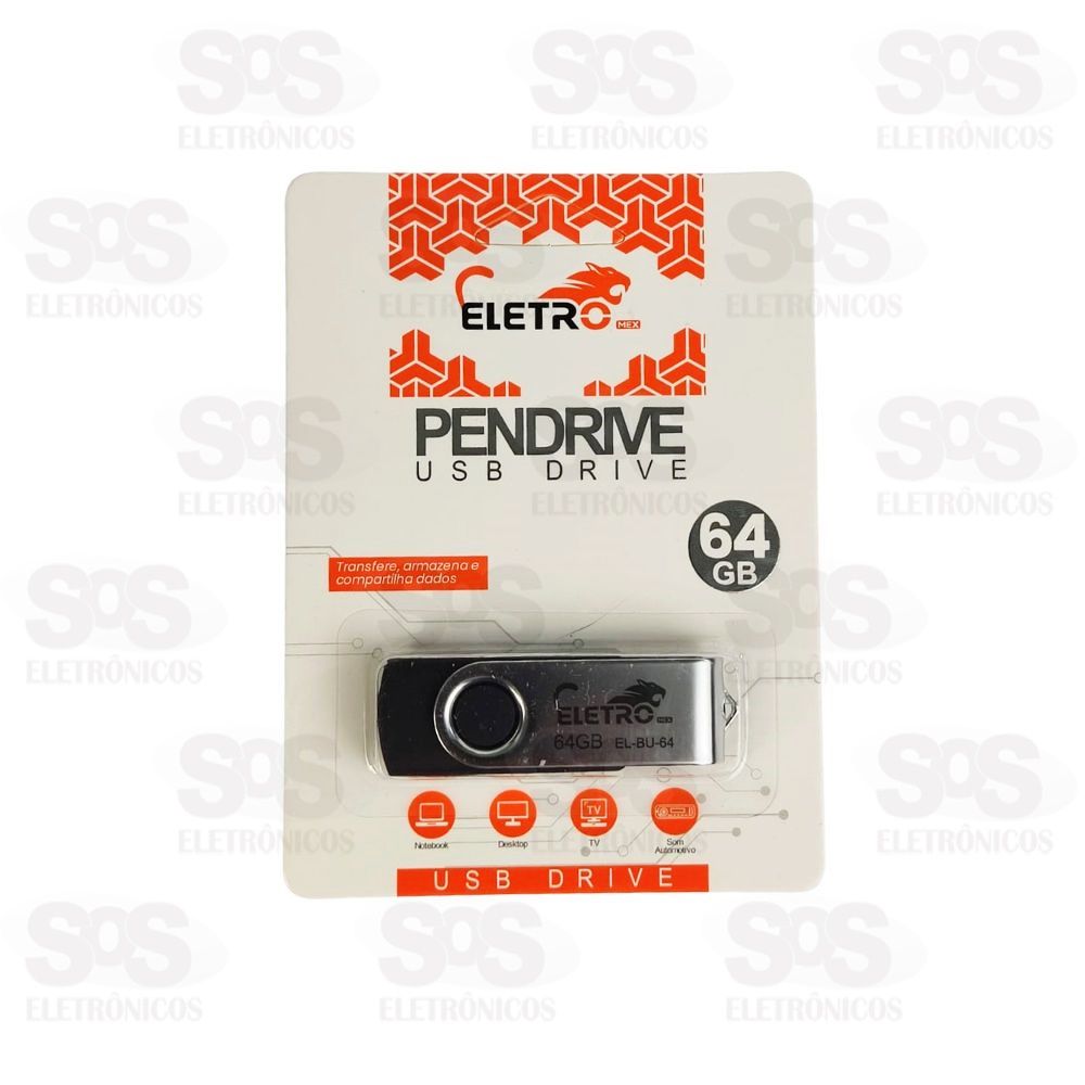 Pen Drive 64G Eletromex EL-BU64