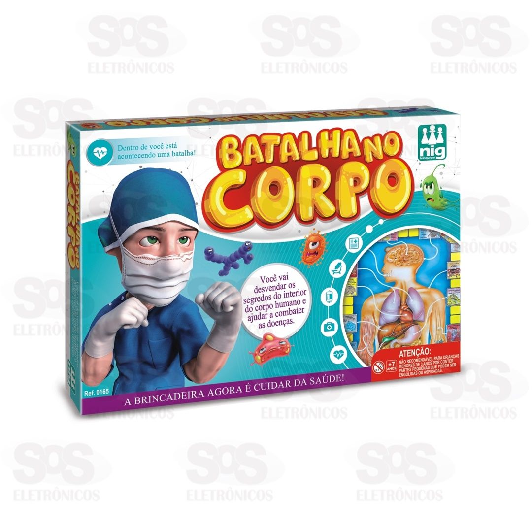 Jogo Batalha No Corpo Brinquedo Nig 165 