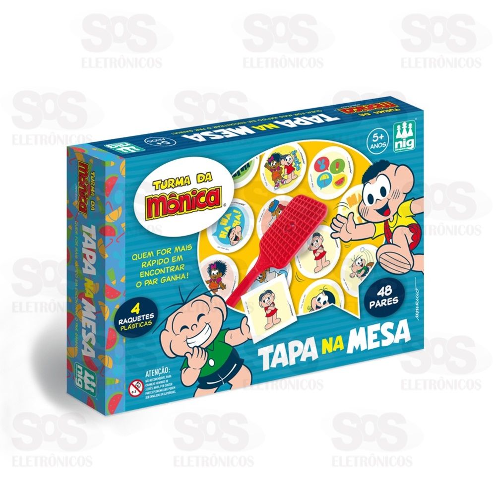 Jogo Tapa na Mesa Turma da Mnica Nig 781