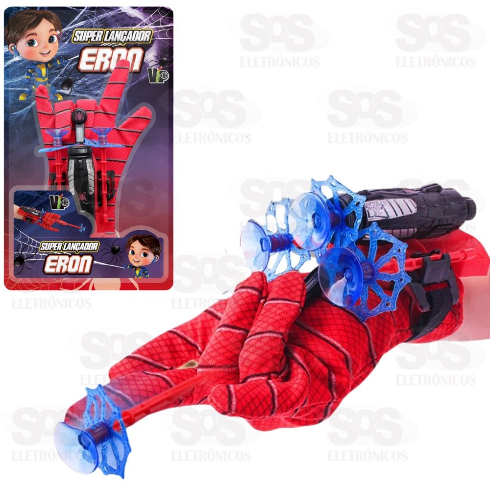 Super Lançador Luva Heroi Toy King 8063