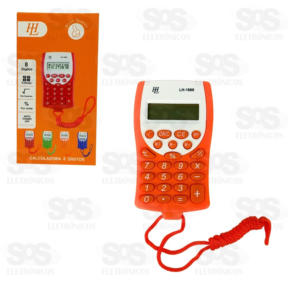 Calculadora De Bolso 8 Dgitos LH-1660
