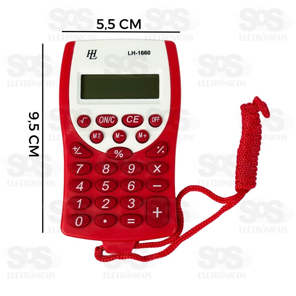 Calculadora De Bolso 8 Dgitos LH-1660