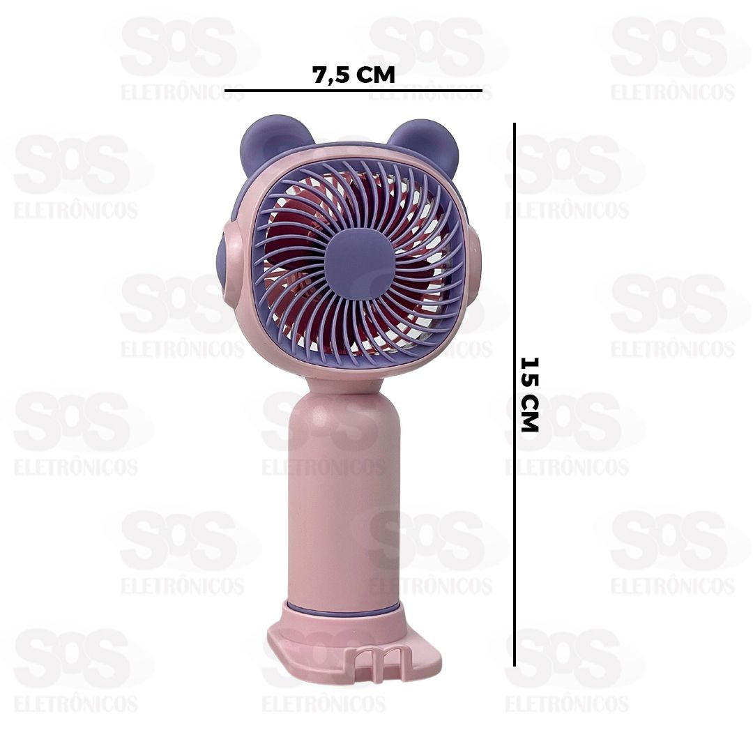 Ventilador Porttil De Mesa Orelhinhas Eletromex EL-3604