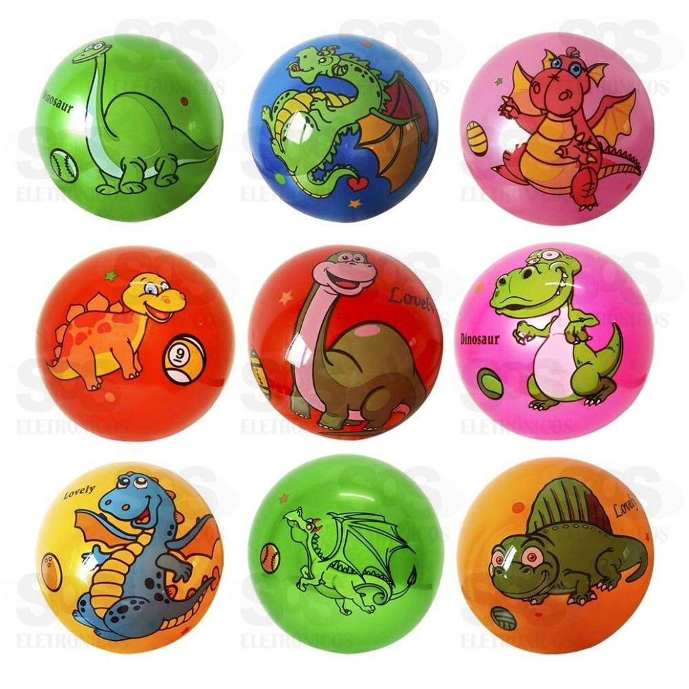 Bola De Vinil Infantil Animais Sortidos BK3283R