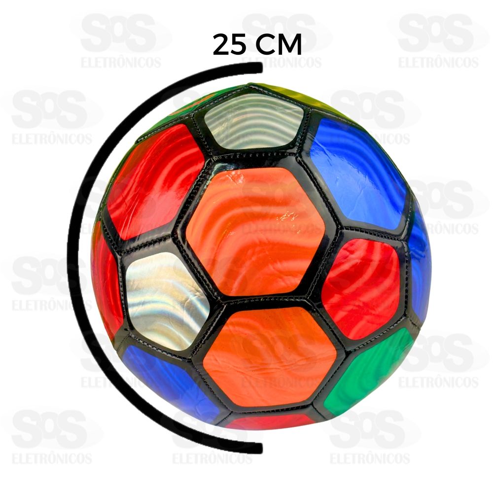 Bola de Futebol de Campo Brilhante Cromada SKY 