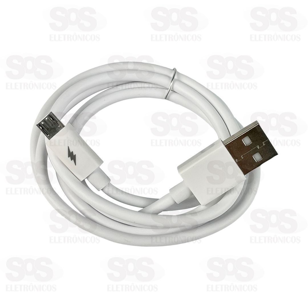 Cabo Emborrachada Micro USB V8 5.1A 1 Metro Eletromex EL-3113-V8