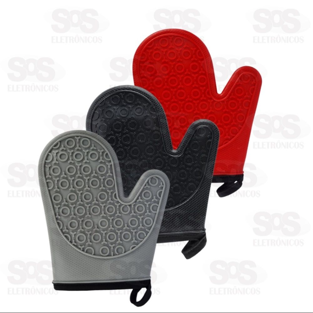 Luva Termica Silicone Cozinha Forrada Top til TOP1288