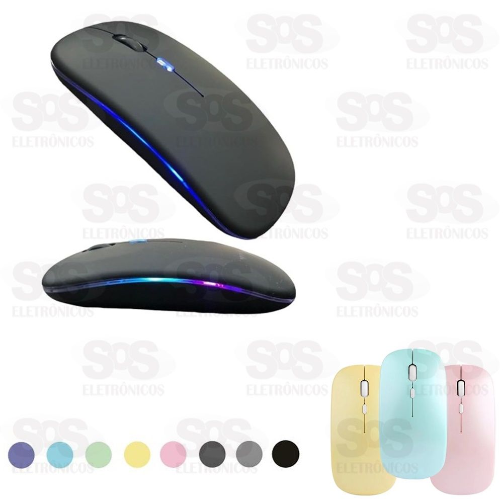 Mouse Sem Fio Recarregvel Bluetooth e Antena B-Max 615