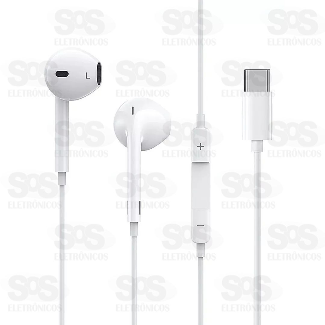 Fone De Ouvido Com Microfone Type C Inova FON-12381
