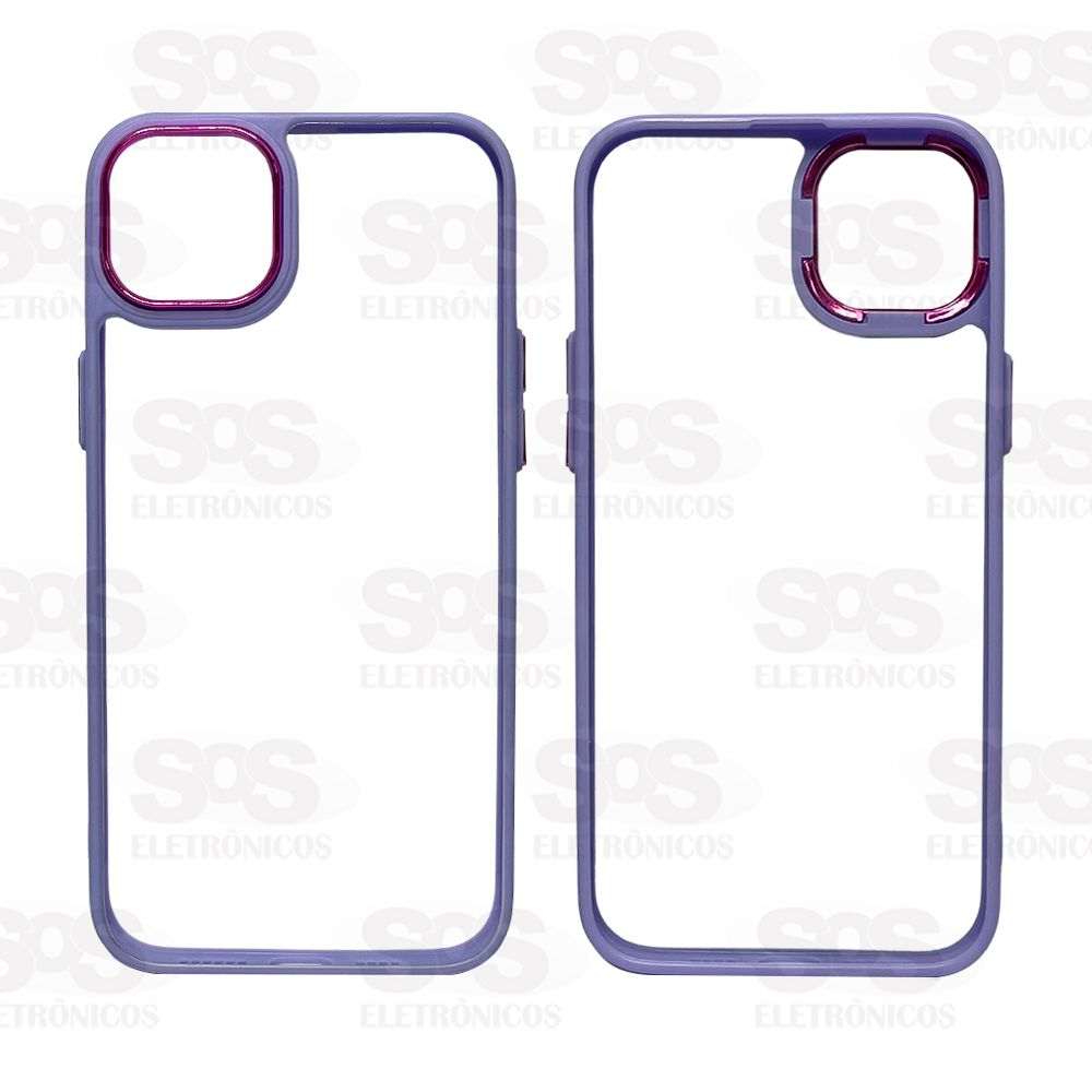 Capa Transparente Borda De Luxo S23 Cores Sortidas