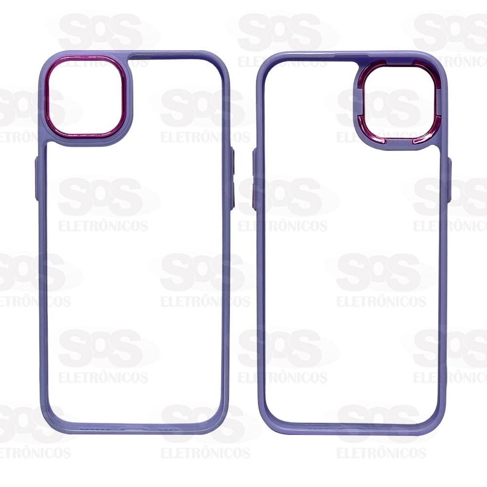 Capa Transparente Borda De Luxo G23 Cores Sortidas