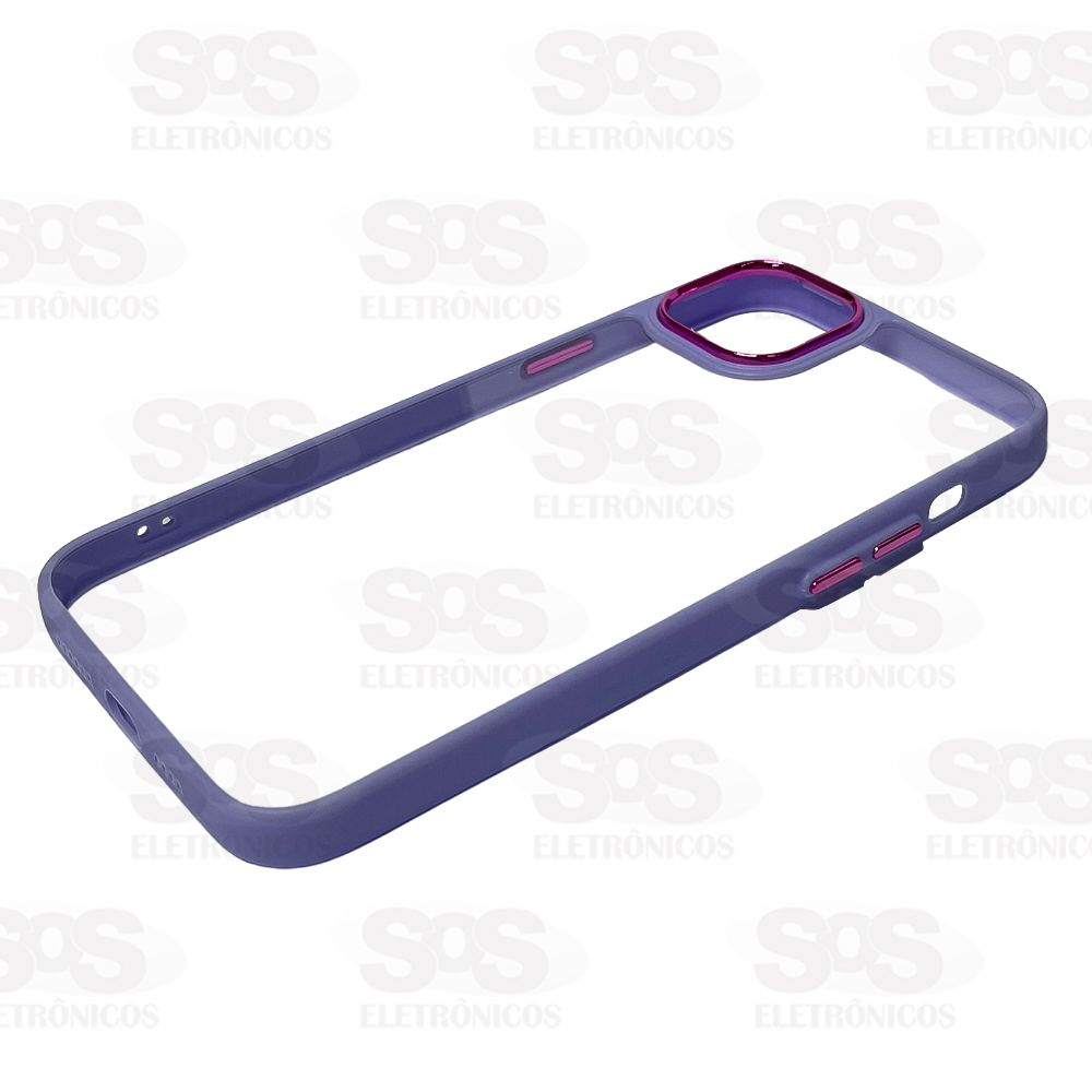 Capa Transparente Borda De Luxo G23 Cores Sortidas