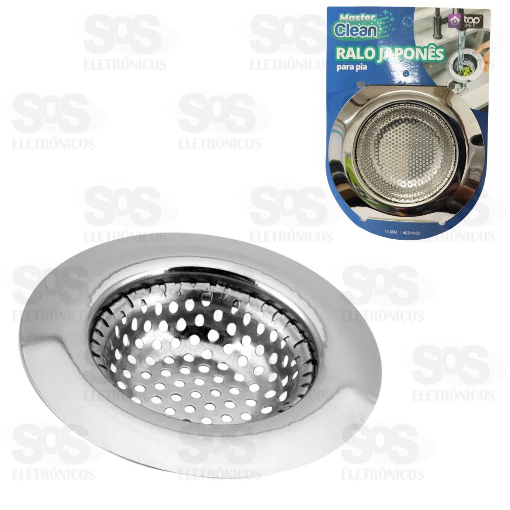 Ralo De Aço Inox Para Pia 9cm Top Útil 0689