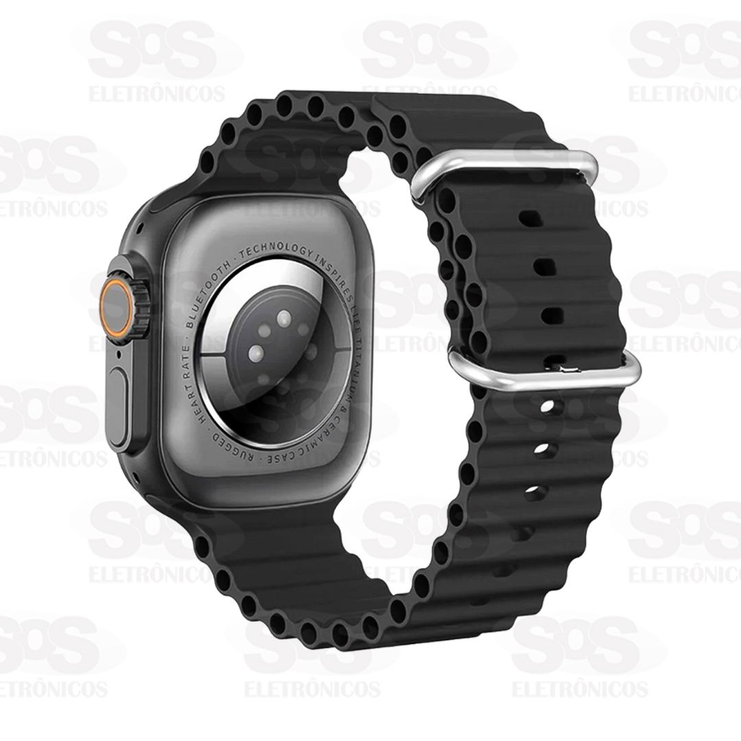 Relgio Smartwatch Ultra 49MM Com 7 Pulseiras Laxasfit