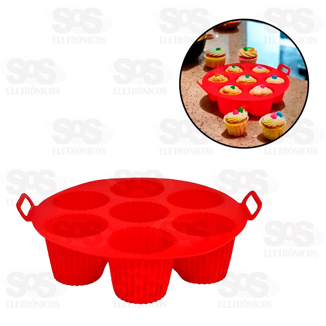 Forma De Silicone Cupcake Para Air Fryer 20,5CM Top Útil TOP1460