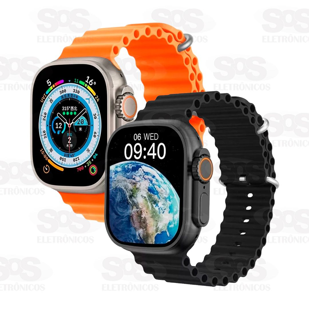 Relgio Smartwatch 49MM 4 Pulseiras W9 Ultra