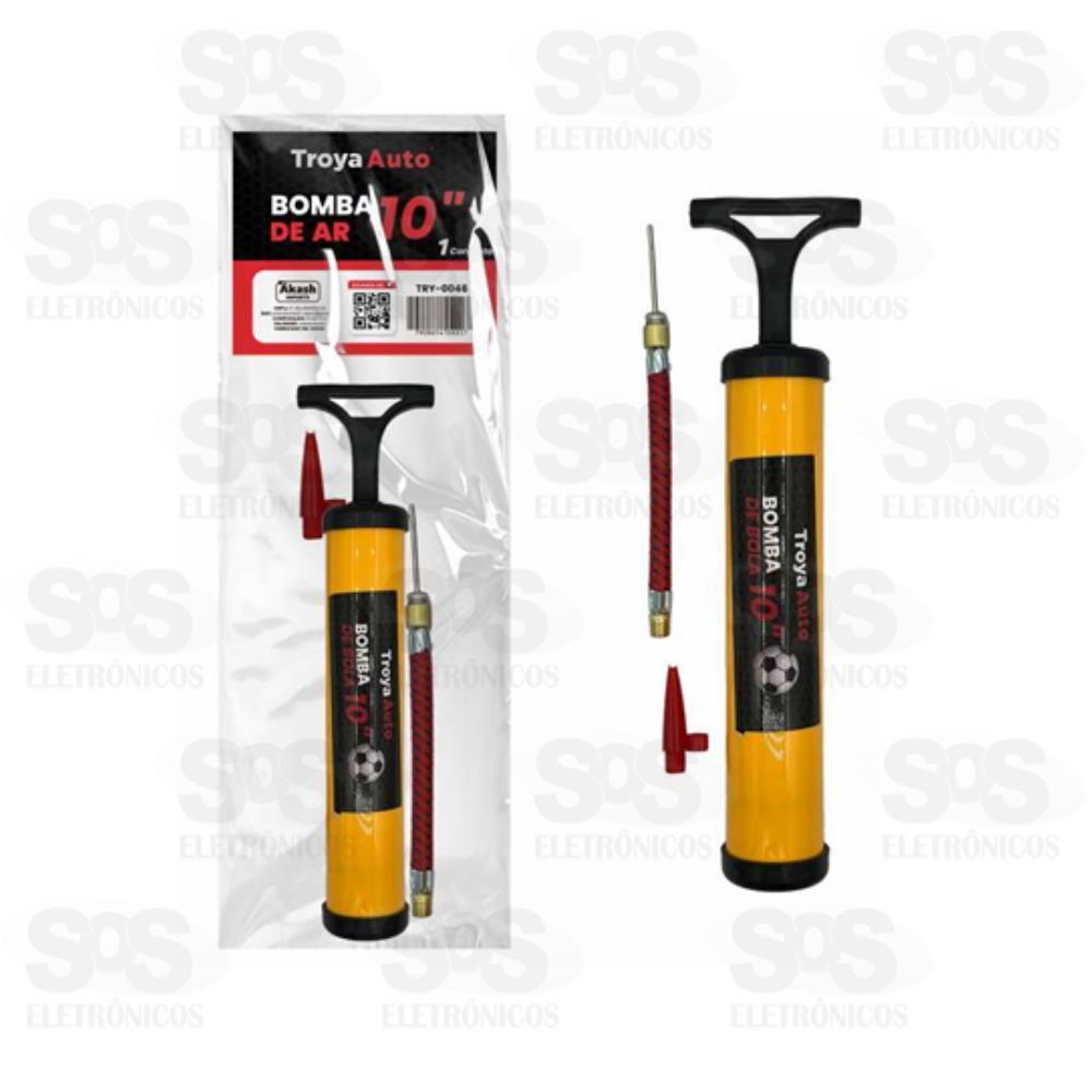 Bomba De Ar Manual de Bola e Infláveis Troya Auto TRY 0046