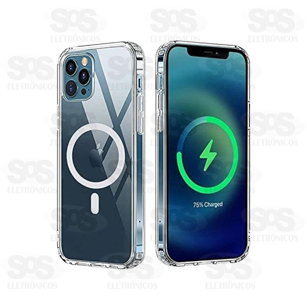 Capa Magsafe Induo Transparente Iphone 16 Plus