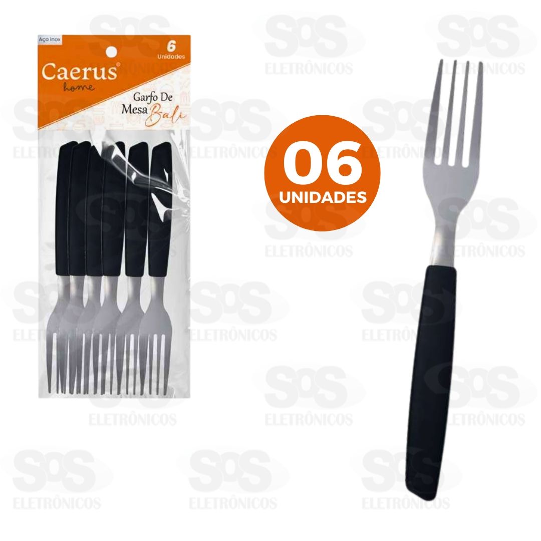 Kit Garfo De Mesa Bali 6 Unidades CRS-2631