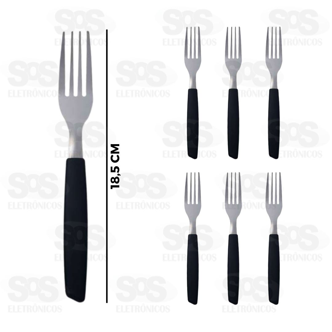 Kit Garfo De Mesa Bali 6 Unidades CRS-2631