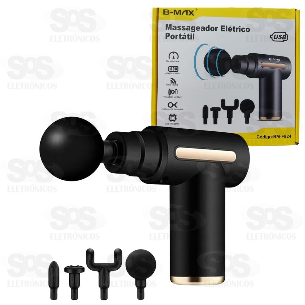 Massageador Muscular Recarregável B-max BM-F924