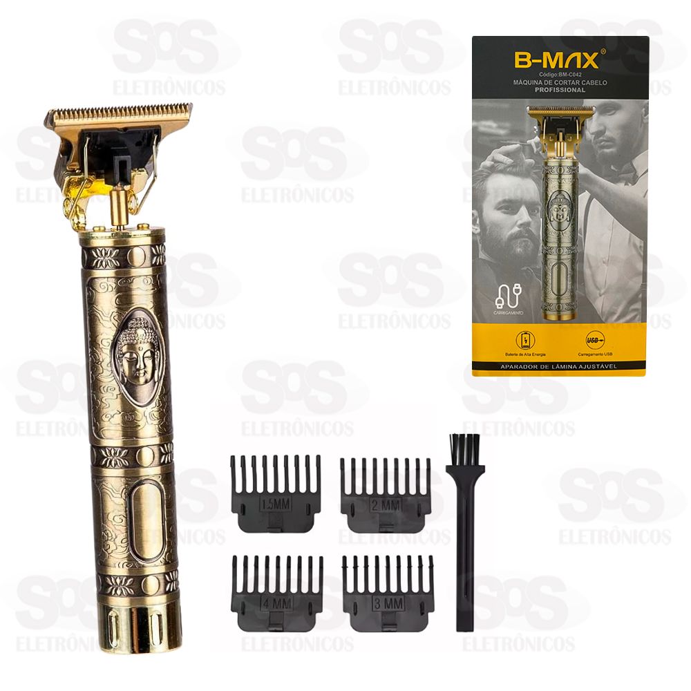 Mquina Para Acabamentos Recarregvel Buda B-Max BM-C042