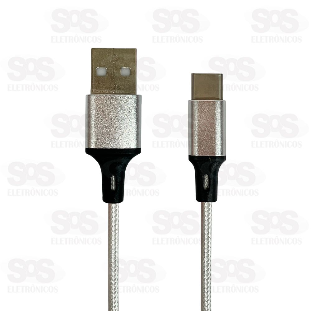 Cabo De Carregamento USB Para Type C 1 Metro Inova MD-5828