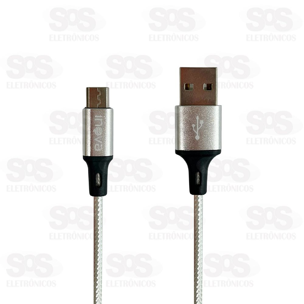 Cabo De Dados Micro USB V8 3.1A 1 Metro Inova MD-5826