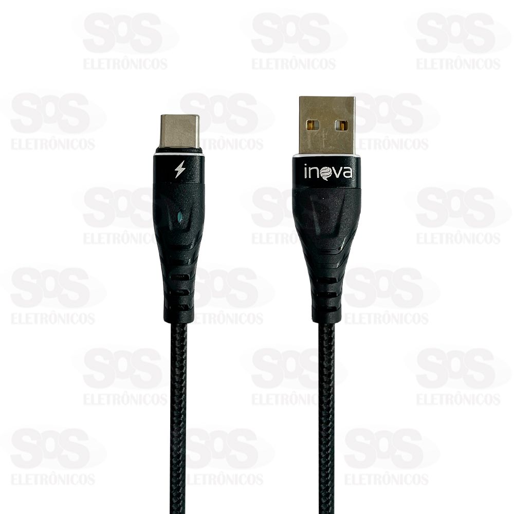 Cabo De Dados Rpido Type C 3.4A 2 Metros Inova MD-6058