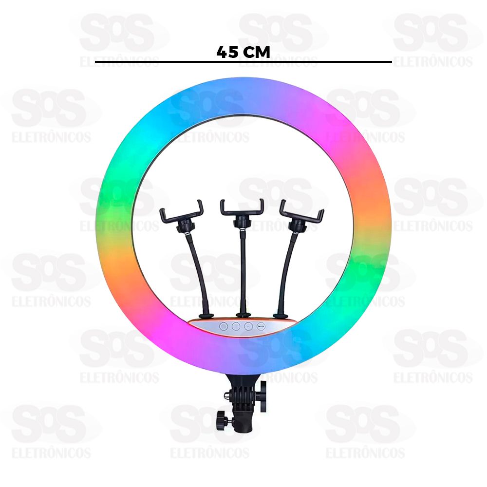 Iluminador Ring Light 18 Polegadas RGB B-Max BM-L21