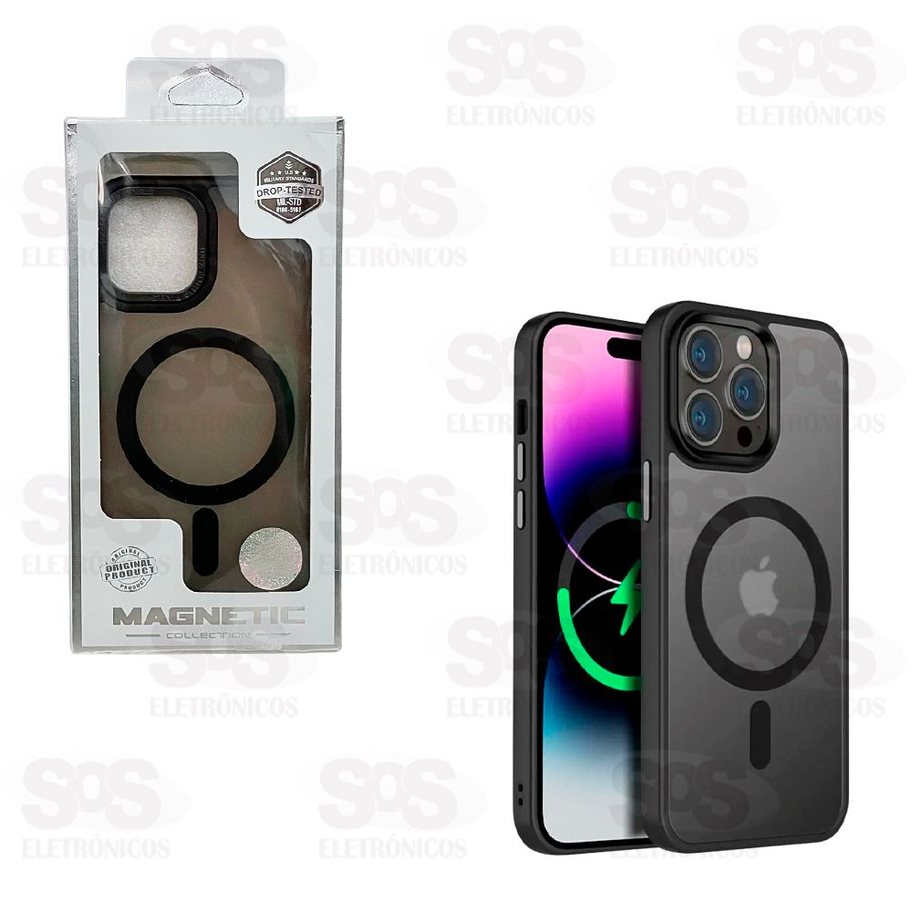 Capa Space Magsafe Cores Sortidas Iphone 13 Pro