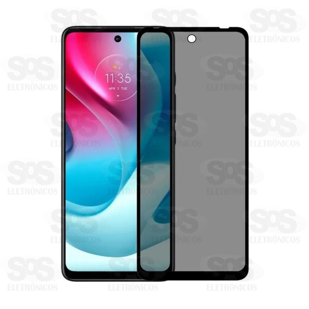 Pelcula De Privacidade 3D Preta Motorola G04S